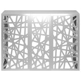Air Conditioner Cover Silver 110 x 50 x 80 cm Galvanised Steel 8014169