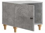 Bedside Cabinet 2 pcs Concrete Grey 43 x 34.5 x 50 cm 894112