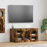 TV Cabinet Smoked Oak 80 x 35 x 40 cm Engineered Wood 891279