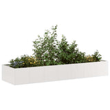 Planter 280x80x40 cm Stainless Steel 860763