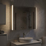 Bathroom Mirror Cabinet White 83.5 x 15.5 x 70 cm 889263