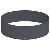 Garden Planter Anthracite 120 x 120 x 20 cm Cold-rolled Steel 873657