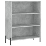 Highboard Concrete Grey 69.5x34x180 cm Engineered Wood 3196079