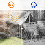 Outdoor Dog Kennel with Roof 200x100x150 cm 171496