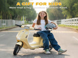 24V Kids Electric Motorbike, Ride on Motorcycle with Manual Throttle, Brakes and LED Lights for Ages T3398P422426