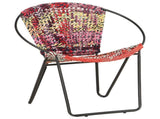 Circle Chair Multicolours Chindi Fabric 286609