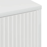 Sideboard High Gloss White 69.5 x 33 x 82 cm Engineered Wood 883428