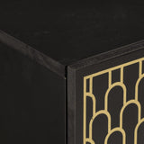 Bedside Cabinets 2 pcs 40x33x46 cm Solid Wood Mango 358317