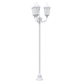 Garden Light White 57 x 49 x 241 cm Aluminium and Glass 42000340