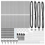 Fence Post Other 26 pcs Silver 3.2 x 3.2 x 180 cm Steel 3350197