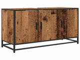 Bathroom Furniture Set with Door 2 pcs Old Wood Engineered Wood 3402357