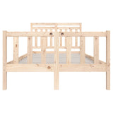 Bed Frame without Mattress Small Double Solid Wood 3100689