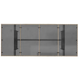 Garden Dining Set 9 pcs Beige Poly Rattan 3365429