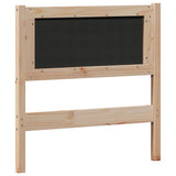 Headboard Other Brown and black 75 cm Solid pine wood 879041