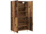 Highboard Old wood 69.5 x 34 x 180 cm Engineered Wood 3394578