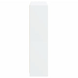 Bookcase with Doors White 136x37x142 cm Engineered Wood 3206517