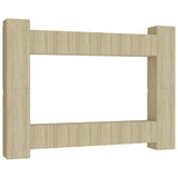 10 Piece TV Cabinet Set Sonoma Oak Engineered Wood 3078967