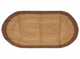 Area Rug Grey 122 x 183 cm Jute 42010702