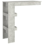 Wall Bar Table Concrete Grey 102x45x103.5 cm Engineered Wood 811785
