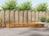 Outdoor Sofa Set Natural 249.5 x 162.5 x 73 cm 3373244