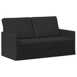 2 Seater Sofa Black 150 x 81 x 82 cm Fabric 42041075