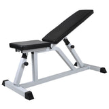 ZNTS Workout Bench with Barbell and Dumbbell Set 60.5 kg 275346