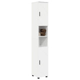 Bathroom Cabinet with Storage High Gloss White 30 x 35 x 192 cm 883338