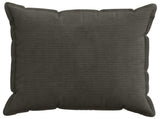 Cushion Cover 6 pcs HOUTEN Anthracite 80 x 80 cm Corduroy 921652