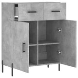 Sideboard Concrete Grey 69.5x34x90 cm Engineered Wood 827992
