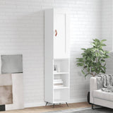 Highboard White 34.5x34x180 cm Engineered Wood 3200297