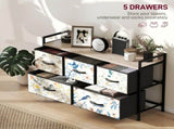 5-Drawer Chest of Drawers - White T3398P377814