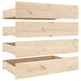 Bed Frame without Mattress with Drawers 200x200 cm 3103579