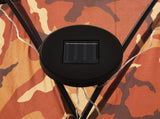 Party Tent with LED and 4 Sidewalls 3.6x3.6x2.3 m Camouflage 93078