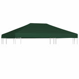Gazebo Top Cover 310 g/m 4x3 m Green 44785