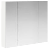 Bathroom Mirror Cabinet White 80 x 14.5 x 70 cm Engineered wood 889103