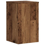 ZNTS Plant Stands 2 pcs Old Wood 30x30x50 cm Engineered wood 852922
