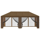 Gazebo Cover with Sidewalls 6 x 3 m Taupe Polyester 190 900415