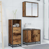 Bathroom Furniture Set with Drawer Old Wood 35 x 37.5 x 100 cm 883605