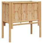 Garden Raised Bed Brown 70 x 35 x 70 cm Bamboo 4106589