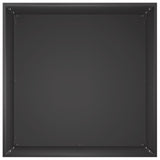 Garden Planter Black 50 x 50 x 75 cm Cold-rolled Steel 8005386