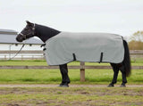 Horse Blanket Full Light Grey and Pink 105 cm Polyester 42013220