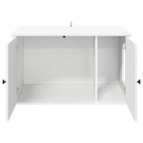 Cat House White 85 x 55 x 50.5 cm Engineered Wood 8000725