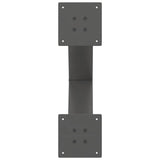 Coffee Table Legs X-Shaped 2 pcs Anthracite 50x cm Steel 4012958