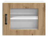 Wall Glass Cabinet PORTO 2 pcs Artisan Oak 40 x 31 x 40 cm 885204