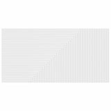 Wall-Mounted Headboard HAARLEM White Engineered Wood 896975