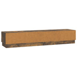 TV Cabinet Smoked Oak 147 x 34.5 x 27 cm Engineered Wood 895400