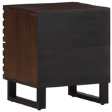 ZNTS Bedside Cabinet 40x33x46 cm Solid Wood Mango 377430