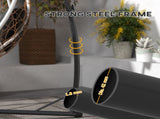 Hammock Chair Stand Only, Hanging Chair Stand with X-Shape Base, Heavy Duty Steel Single Hammock Egg T3398P324045