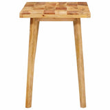 Dinning Table Natural 100 x 55 x 75 cm Solid Mango Wood 4104621