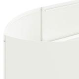 Raised Garden Bed White 380 x 40x 40 cm Steel 8011734